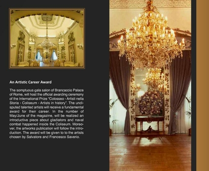 prix international colosseo - palais brancaccio - italie - artsflorence